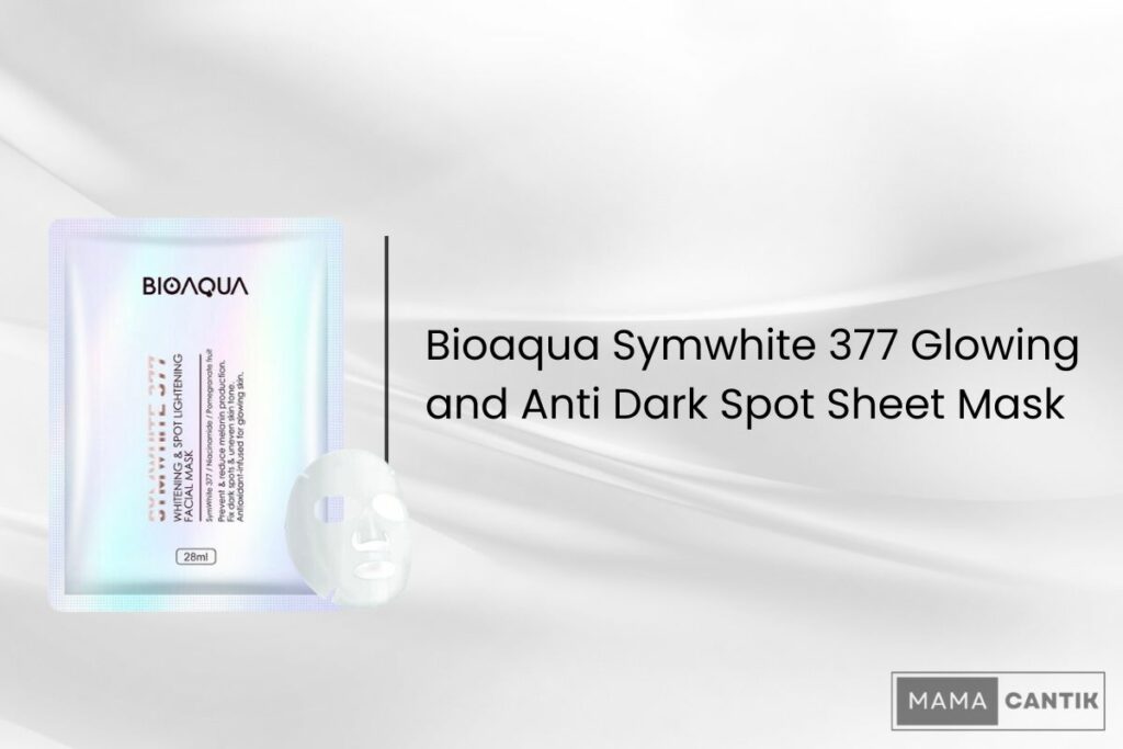 Bioaqua symwhite 377 glowing and anti dark spot sheet mask