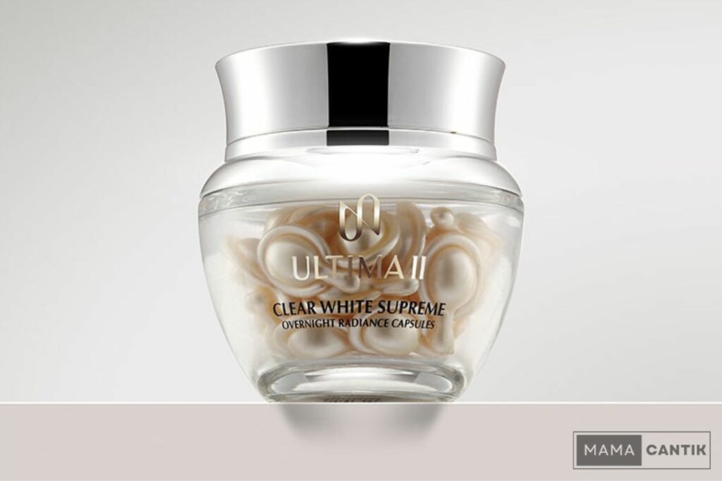 Clear white supreme overnight radiance capsules