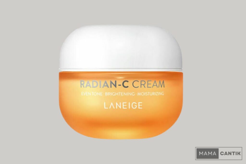 Laneige radian-c cream penghilangk flek hitam di wajah pria