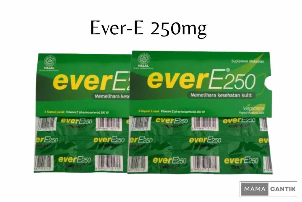 Ever-e 250mg vitamin untuk menghilangkan flek hitam di wajah