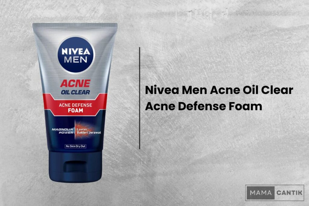 Nivea men acne oil clear acne defense foam