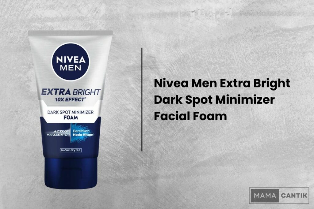 Nivea men extra bright dark spot minimizer facial foam