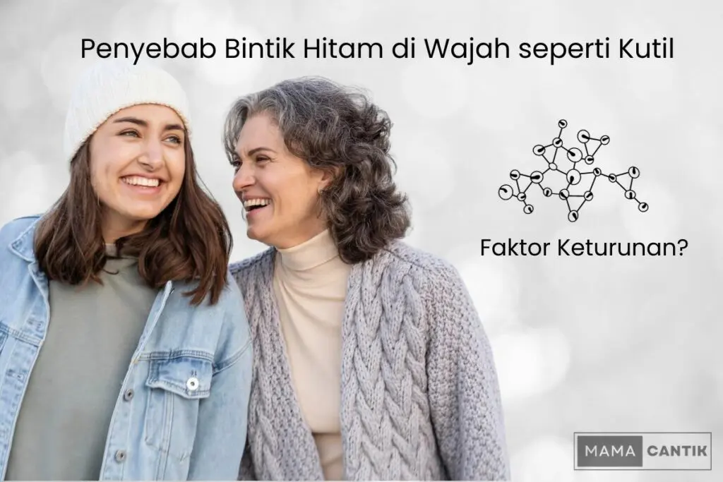 Penyebab bintik hitam di wajah seperti kutil