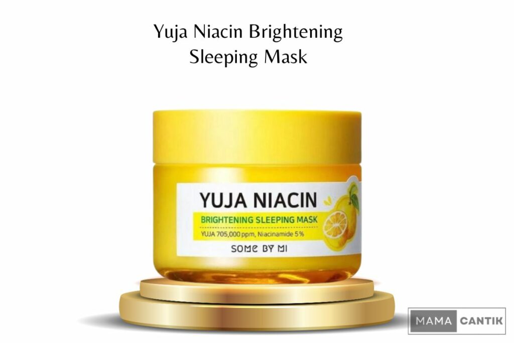Yuja niacin brightening sleeping mask