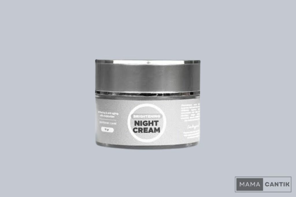 Bening’s brightening night cream by dr oky