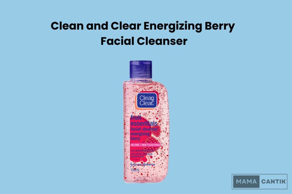 Clean and clear energizing berry facial cleanser