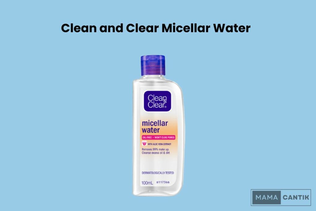 Clean and clear micellar water