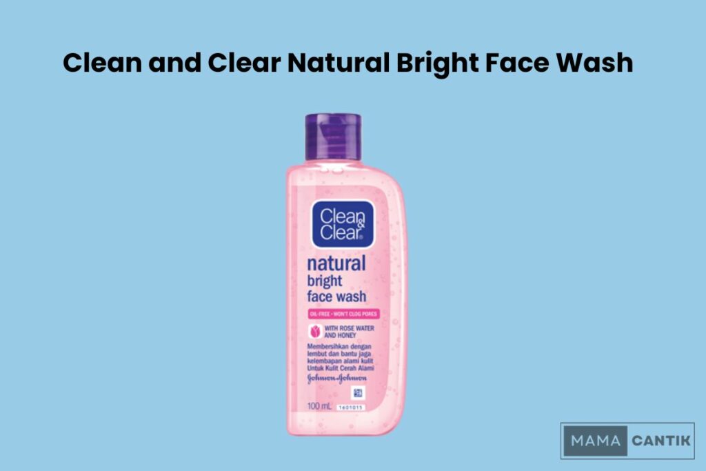 Clean and clear natural bright face wash