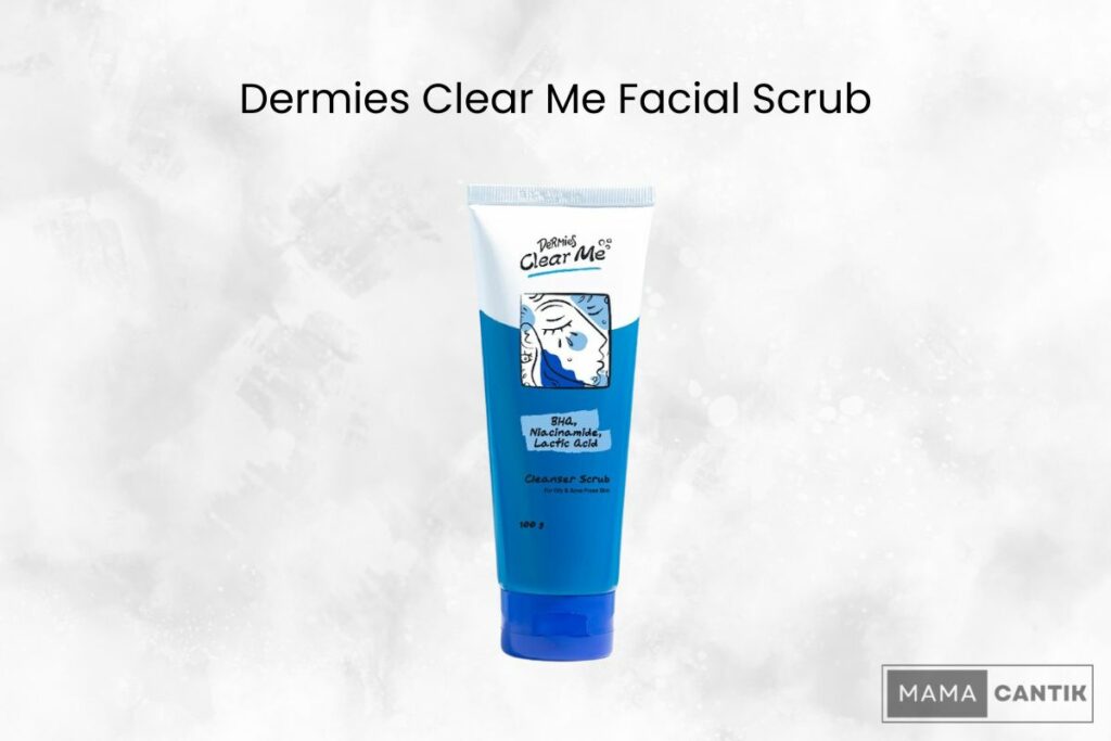 Dermies clear me facial scrub
