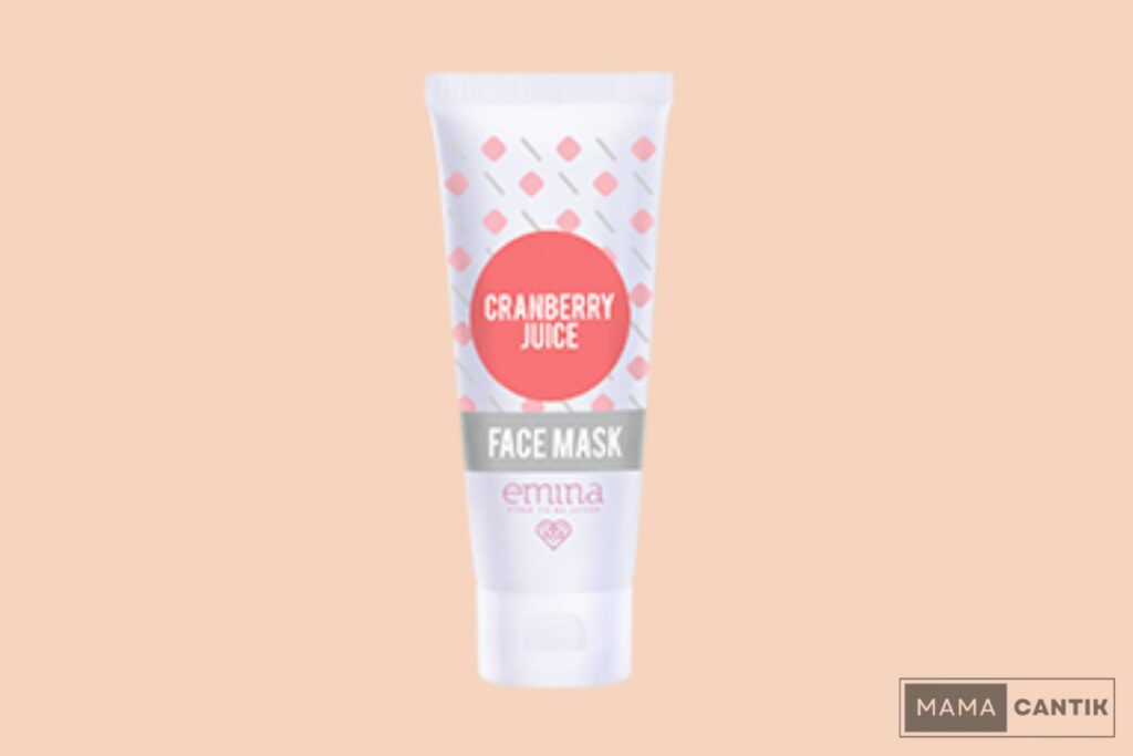 Emina cranberry juice face mask