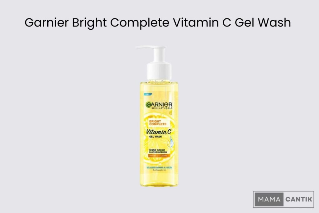 Garnier bright complete vitamin c gel wash