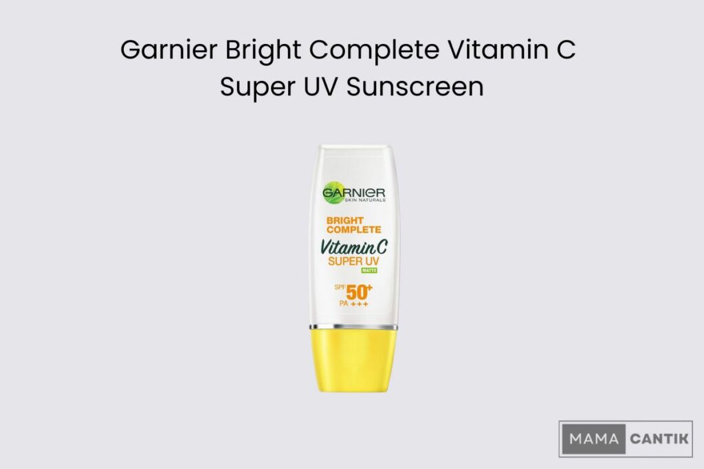 Garnier bright complete vitamin c super uv sunscreen