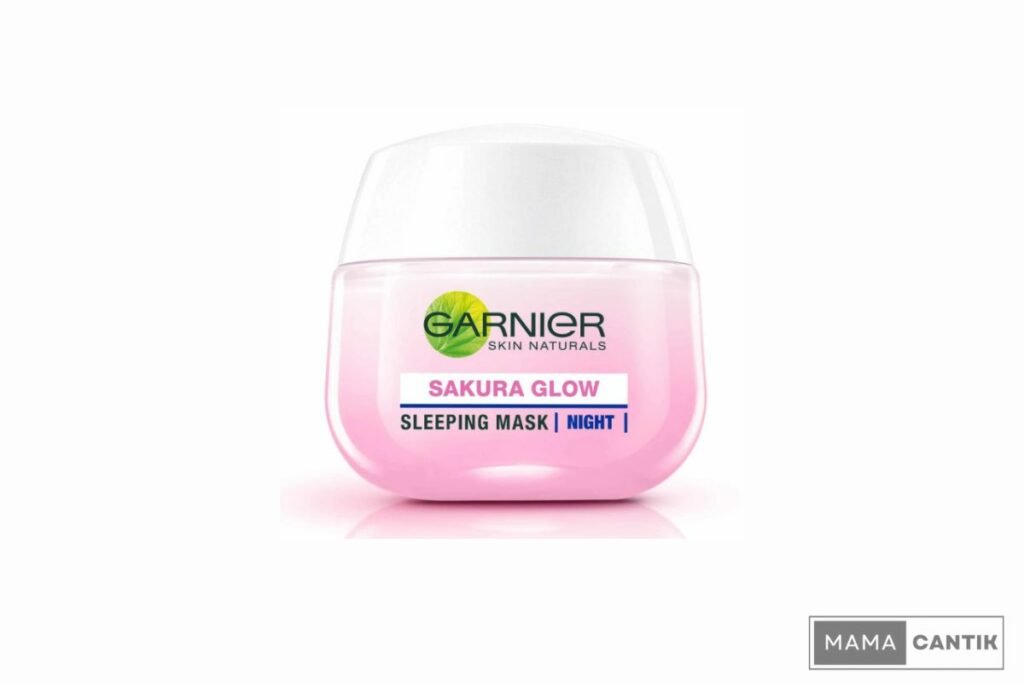 Garnier sakura glow sleeping mask