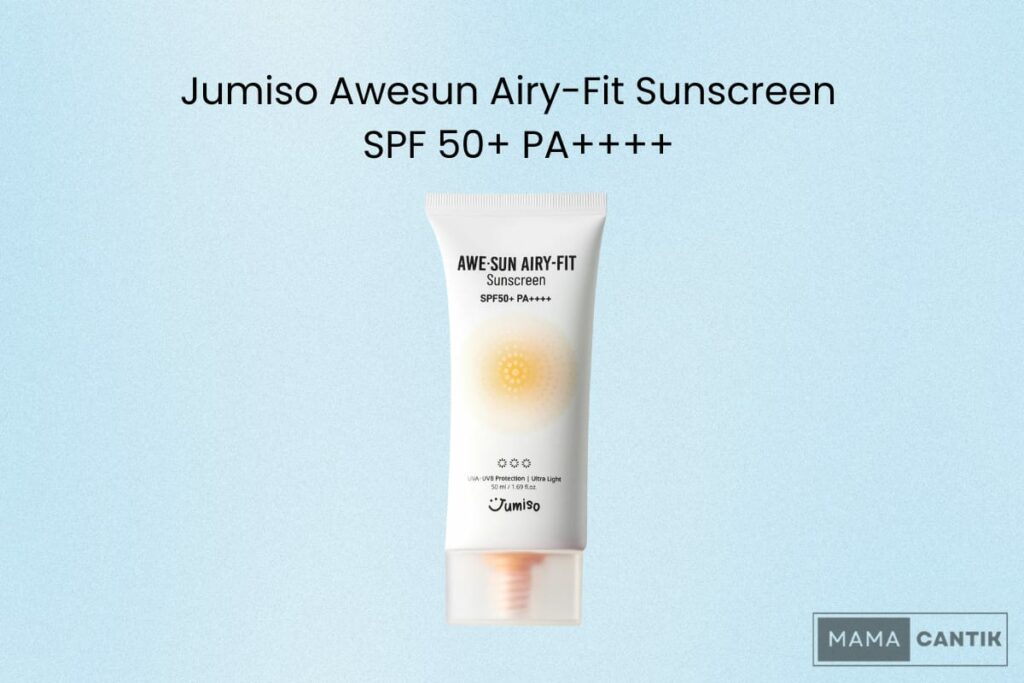 Jumiso awesun airy-fit sunscreen  spf 50