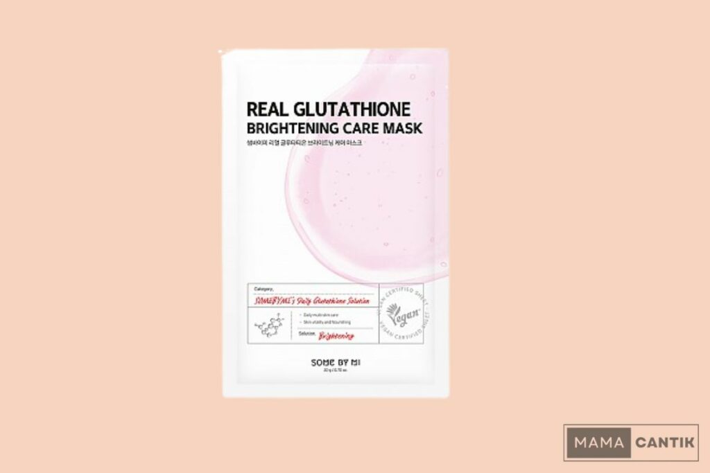 Some by mi real glutathione brightening care mask