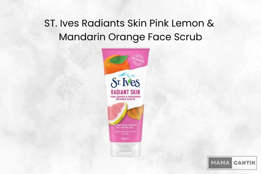 St. Ives radiants skin pink lemon & mandarin orange face scrub