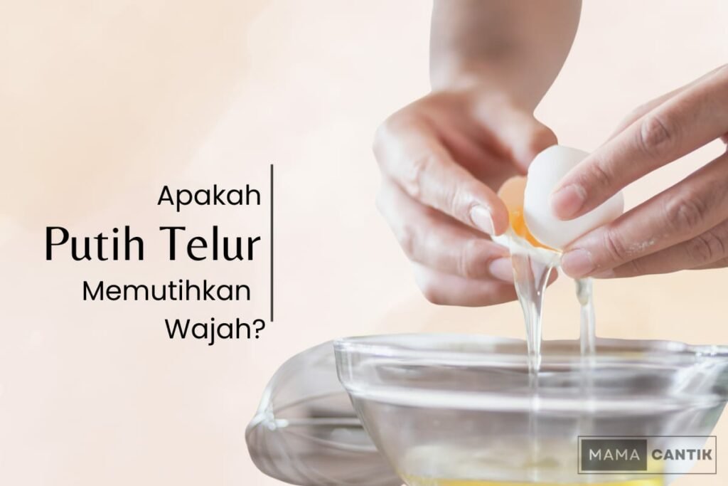 Apakah putih telur bisa memutihkan wajah