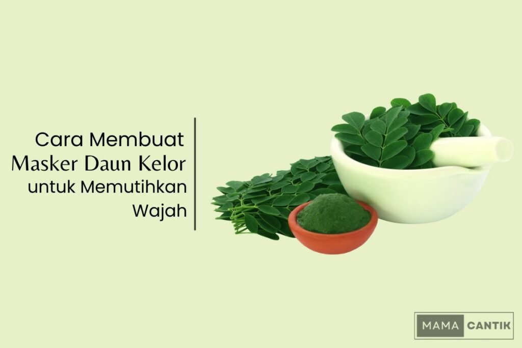 Cara membuat masker daun kelor untuk memutihkan wajah