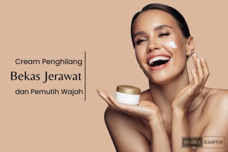 Cream penghilang bekas jerawat dan pemutih wajah