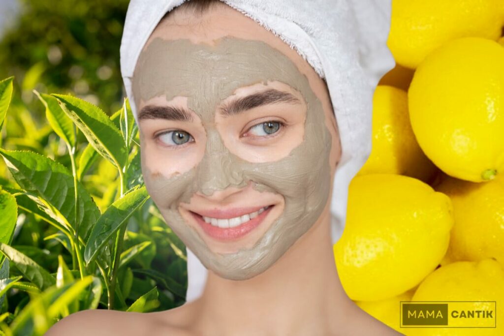 Masker lemon dan teh hijau