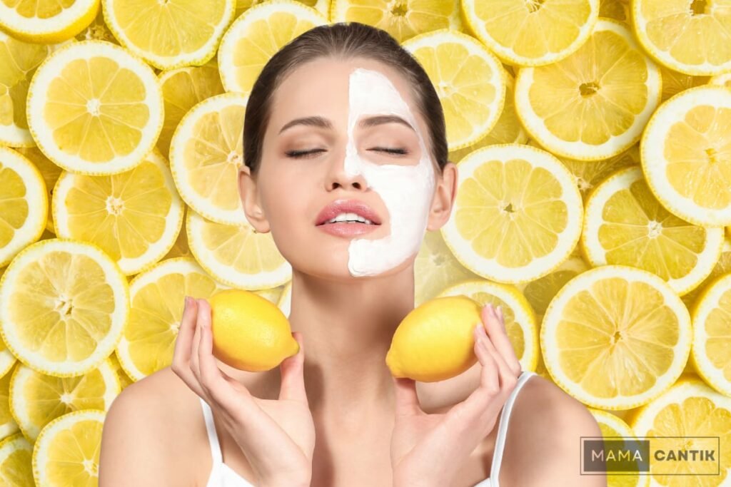 Masker lemon untuk wajah