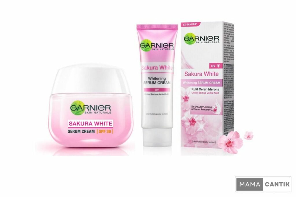 Mengenal cream garnier sakura white