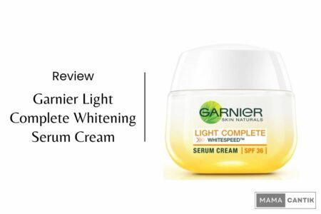 Review garnier light complete serum cream