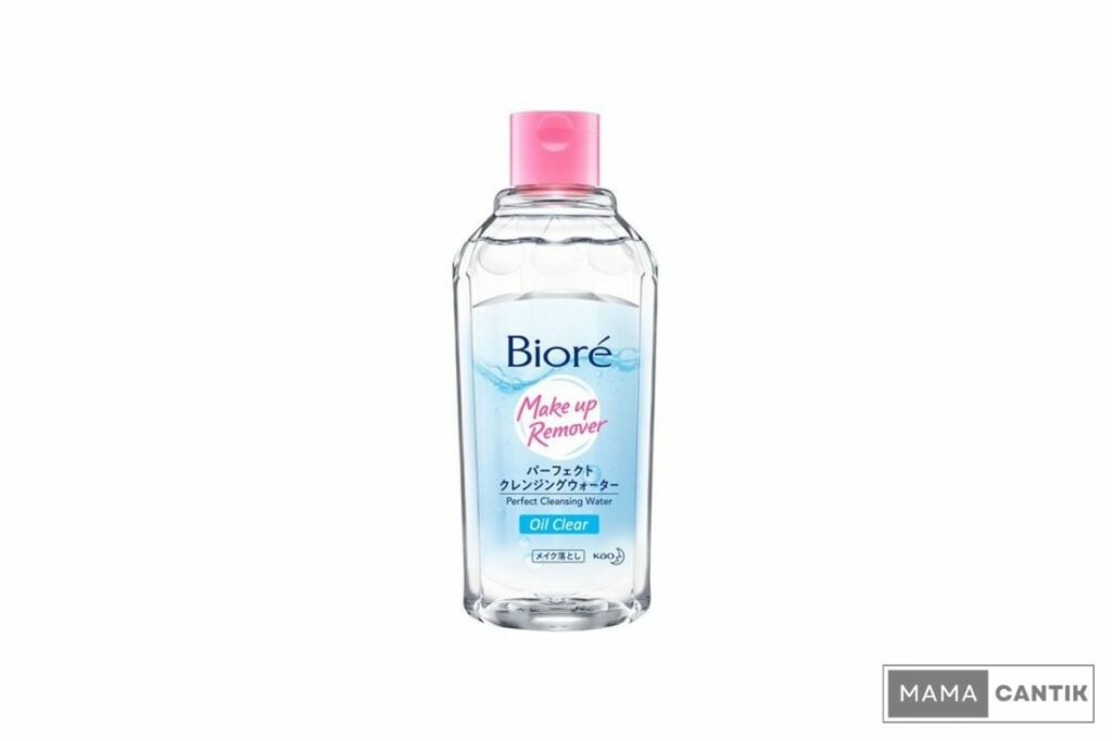Biore makeup remover perfect cleansing water oil clear